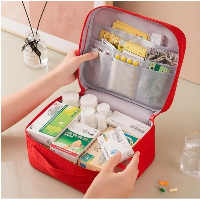 3-Piece Portable First Aid Storage Bag Set