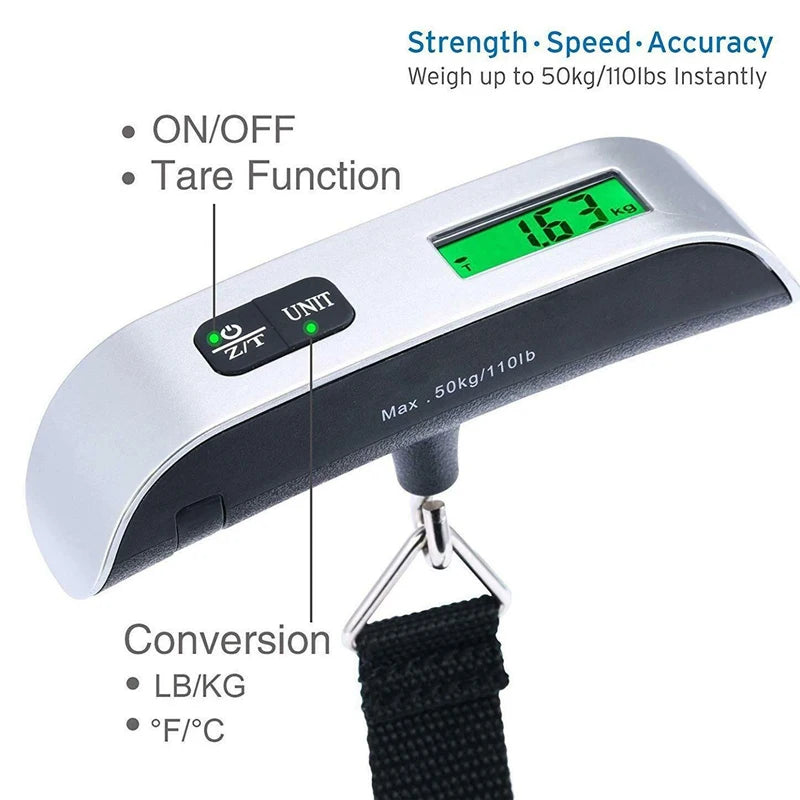 50kg Digital Luggage Hanging Scale