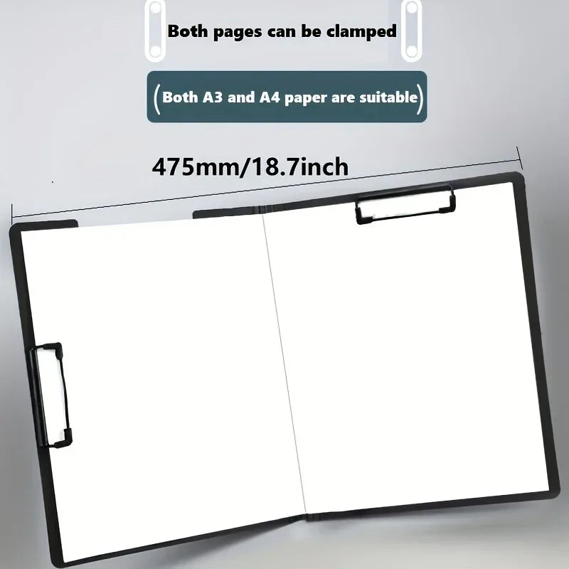 A4 Document Organizer Clipboard Folder