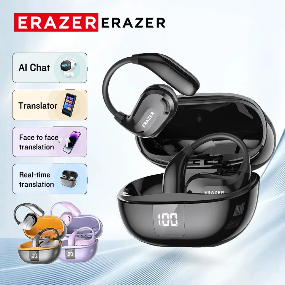 AI-Instant Translator Bluetooth Earbuds 134 Languages