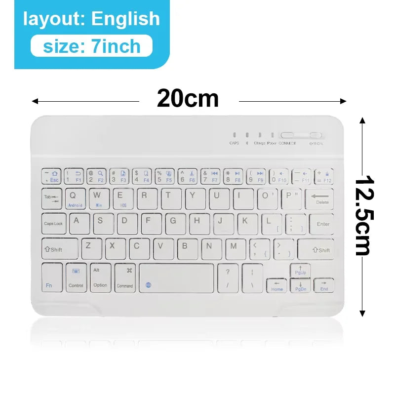 Bluetooth Wireless Rechargeable Mini Keyboard