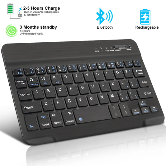 Bluetooth Wireless Rechargeable Mini Keyboard