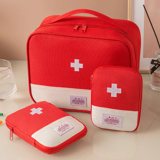 3-Piece Portable First Aid Storage Bag Set