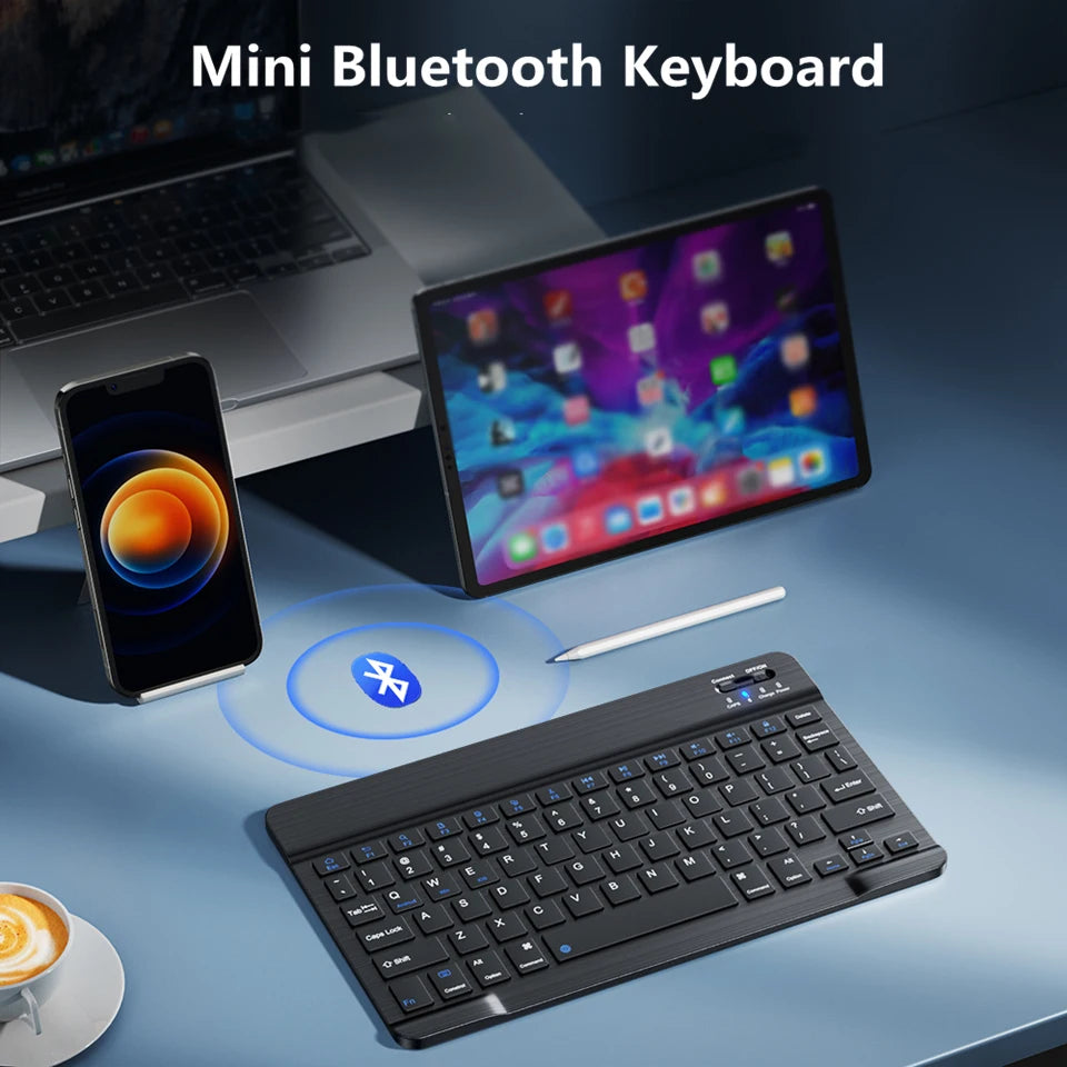 Bluetooth Wireless Rechargeable Mini Keyboard
