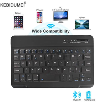 Bluetooth Wireless Rechargeable Mini Keyboard