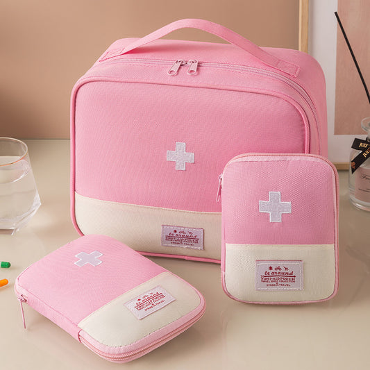3-Piece Portable First Aid Storage Bag Set